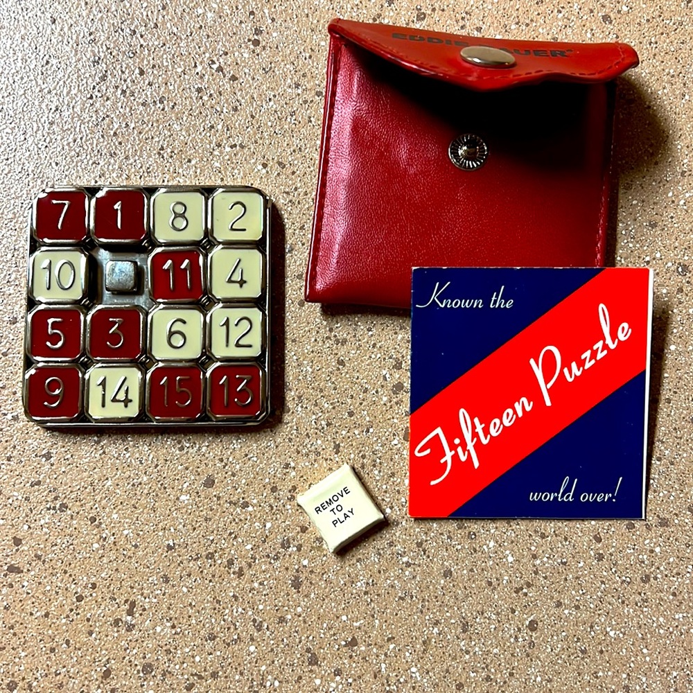 Fifteen Puzzle - Known the World Over! - Eddie Bauer Edition ✨